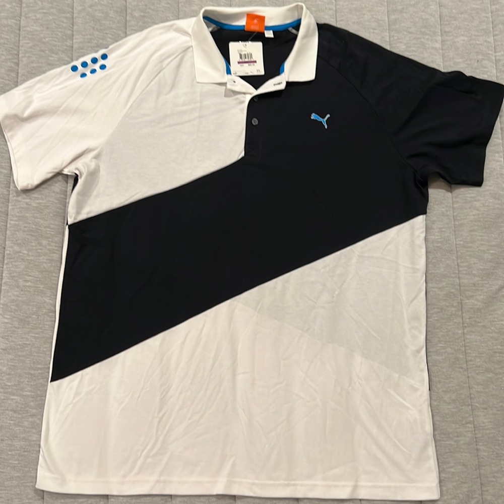 NWT.  PUMA SHORT SLEEVE GOLF SHIRT. MENS 2xl
